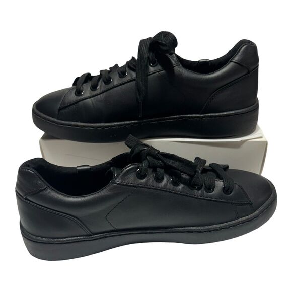 Vionic MABLE Pro Slip Resistant Leather Sneaker- Black Size 6.5 With Vio Grip - Picture 4 of 10